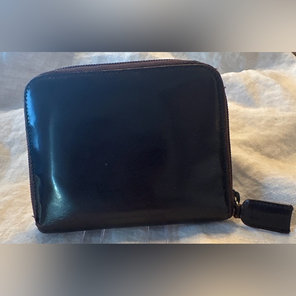 Prada Brown Leather Zip Around Wallet - Picture 3 of 16